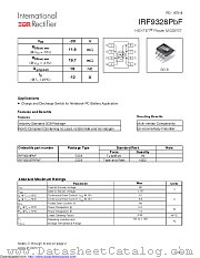 IRF9328 datasheet pdf International Rectifier