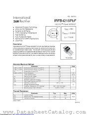 IRFB4215PBF datasheet pdf International Rectifier