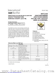 IRFE330SCS datasheet pdf International Rectifier