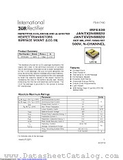 IRFE430SCS datasheet pdf International Rectifier