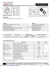 IRFHM8235TRPBF datasheet pdf International Rectifier