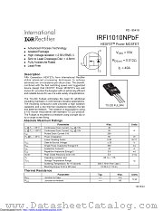 IRFI1010NPBF datasheet pdf International Rectifier