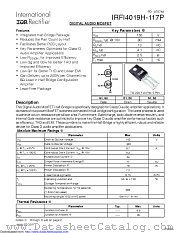 IRFI4019H-117P datasheet pdf International Rectifier