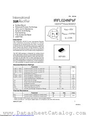 IRFL024NTRPBF datasheet pdf International Rectifier