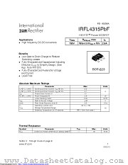 IRFL4315TRPBF datasheet pdf International Rectifier