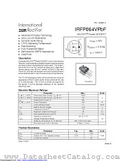 IRFP064VPBF datasheet pdf International Rectifier