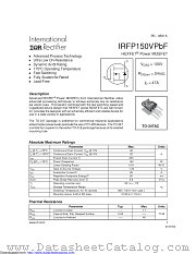 IRFP150VPBF datasheet pdf International Rectifier
