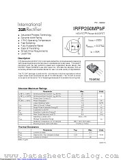 IRFP250MPBF datasheet pdf International Rectifier