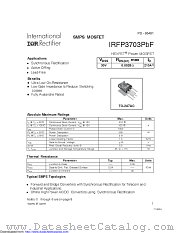 IRFP3703PBF datasheet pdf International Rectifier