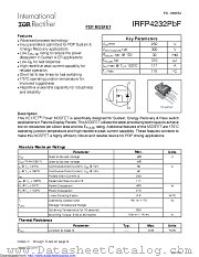 IRFP4232 datasheet pdf International Rectifier