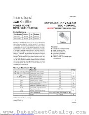 IRFY240CSCS datasheet pdf International Rectifier