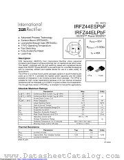 IRFZ44ESTRLPBF datasheet pdf International Rectifier