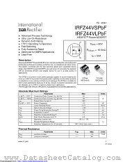 IRFZ44VSTRRPBF datasheet pdf International Rectifier