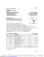 IRHF57214SESCS datasheet pdf International Rectifier