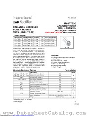 IRHF3230 datasheet pdf International Rectifier