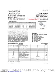 IRHM7450SCS datasheet pdf International Rectifier
