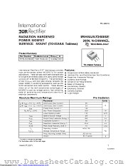 IRHMJ57260SE datasheet pdf International Rectifier