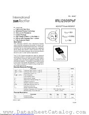 IRLI2505PBF datasheet pdf International Rectifier