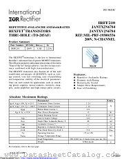 IRFF210SCS datasheet pdf International Rectifier