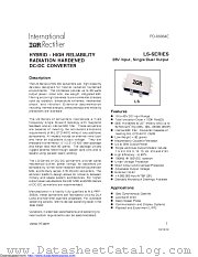 LS2812S datasheet pdf International Rectifier