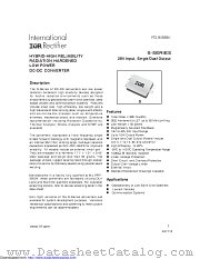 5962-04244 datasheet pdf International Rectifier