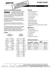 EL5485 datasheet pdf Intersil
