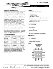 EL7520 datasheet pdf Intersil
