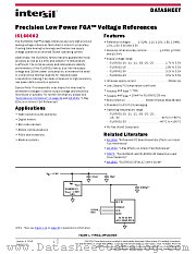 ISL60002DIH311 datasheet pdf Intersil
