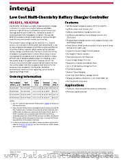 ISL6251 datasheet pdf Intersil