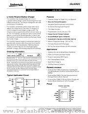 ISL6292C datasheet pdf Intersil