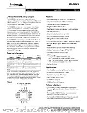 ISL6292D datasheet pdf Intersil