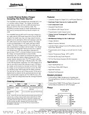 ISL6299A datasheet pdf Intersil