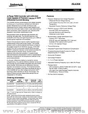 ISL6306 datasheet pdf Intersil