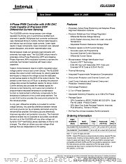 ISL6326B datasheet pdf Intersil