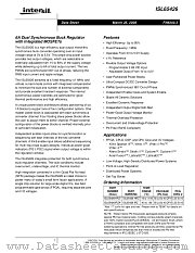 ISL65426 datasheet pdf Intersil
