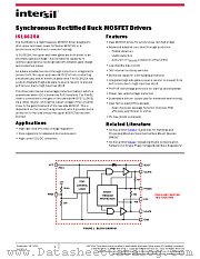 ISL6625A datasheet pdf Intersil
