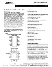 ISL6722A datasheet pdf Intersil