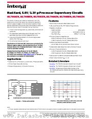 ISL706BEH datasheet pdf Intersil