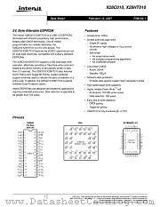X28HT010 datasheet pdf Intersil