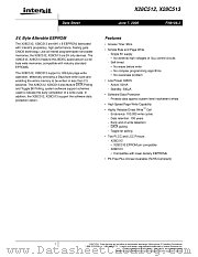 X28C513 datasheet pdf Intersil