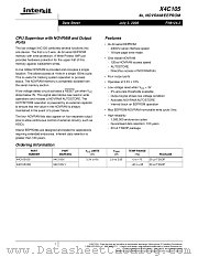 X4C105 datasheet pdf Intersil