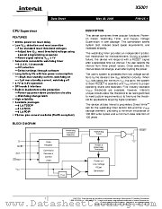 X5001 datasheet pdf Intersil