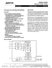 X5329 datasheet pdf Intersil