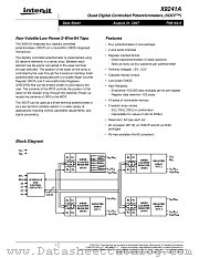 X9241A datasheet pdf Intersil
