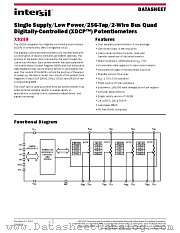 X9259 datasheet pdf Intersil
