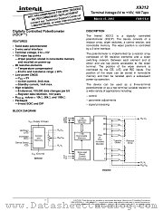 X9312 datasheet pdf Intersil