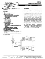 X9410 datasheet pdf Intersil