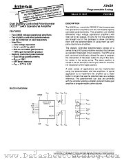 X9430 datasheet pdf Intersil