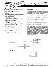 X9448 datasheet pdf Intersil