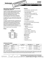 X9460 datasheet pdf Intersil